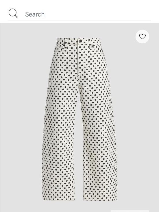 Frame Denim Denim - Frame Denim Polka Dot crop jeans